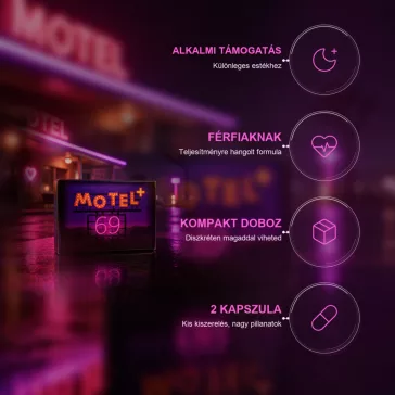 Motel 69 Alkalmi potencianövelő kapszula - 2 db