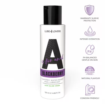 Anal lubrikáló 120 ml fekete szeder illattal