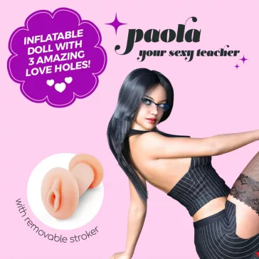   CRUSHIOUS PAOLA – felfújható szexbaba érzéki maszturbátorral