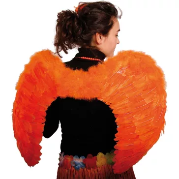 Angel Wings Mega méretű narancssárga szárnyak 80x56 cm