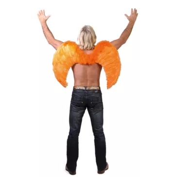 Angel Wings Mega méretű narancssárga szárnyak 80x56 cm