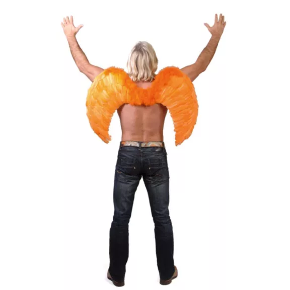Angel Wings Mega méretű narancssárga szárnyak 80x56 cm