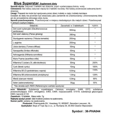 Blue Superstar – izgató kapszulák prémium élményhez