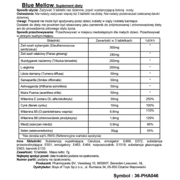 Blue Mellow – stimuláló prémium kapszulák