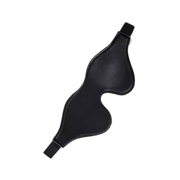Anonymo Szájpecek PU bőr, állítható pánt, fekete, 26 cm