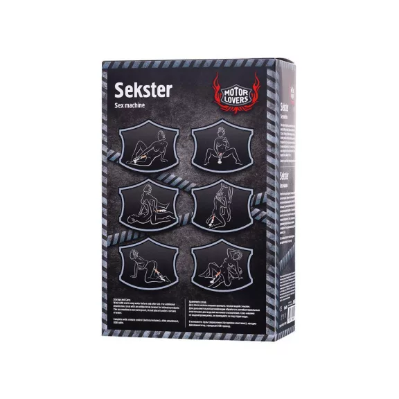 Sekster Szexgép ABS 29 cm fekete