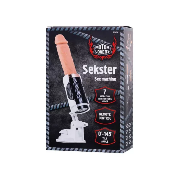 Sekster Szexgép ABS 29 cm fekete