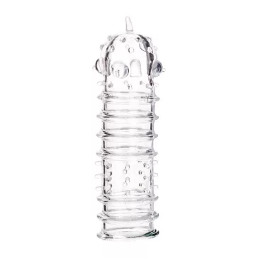   A-toys Péniszhüvely Méretnövelő, Rugalmas 15,3 cm Áttetsző