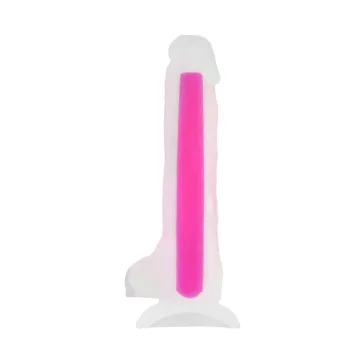   Beyond Dildó Realisztikus, foszforeszkáló 16,5 cm rózsaszín