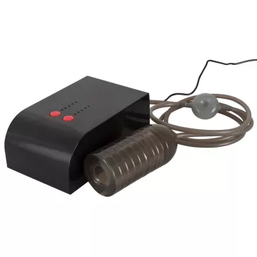   Suck-O-Mat Elektromos maszturbátor Programozható szívóerő 20 cm fekete