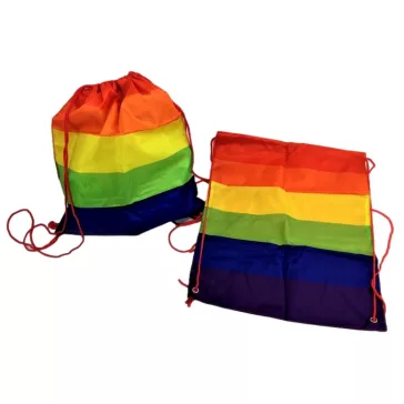Pride Hátizsák 38x45 cm piros zsinórral polyester