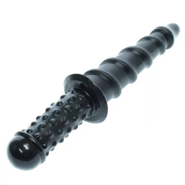   Prémium Dildo – hullámos fogantyús szórakozás 21 cm hosszú