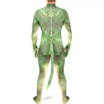 DRAGON Green – zöld gyík cosplay jelmez