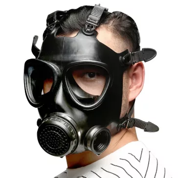 Komplet Breath Black – stílusos légzőmaszk élményhez