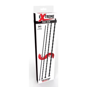 4 db kezdő urethral rúd szett – 30 cm, 3-6 mm átmérő