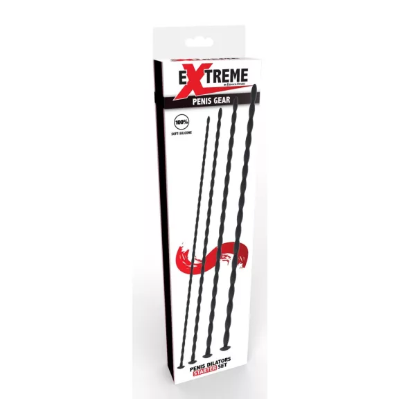 4 db kezdő urethral rúd szett – 30 cm, 3-6 mm átmérő