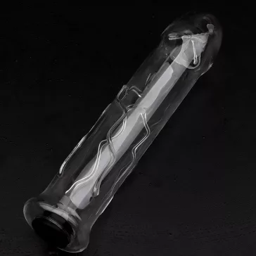 Heaglass S – üreges üveg dildó 16 x 3,5 cm
