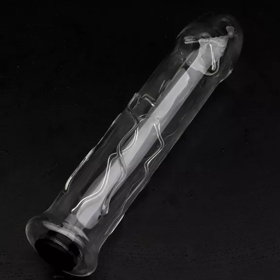 Heaglass S – üreges üveg dildó 16 x 3,5 cm