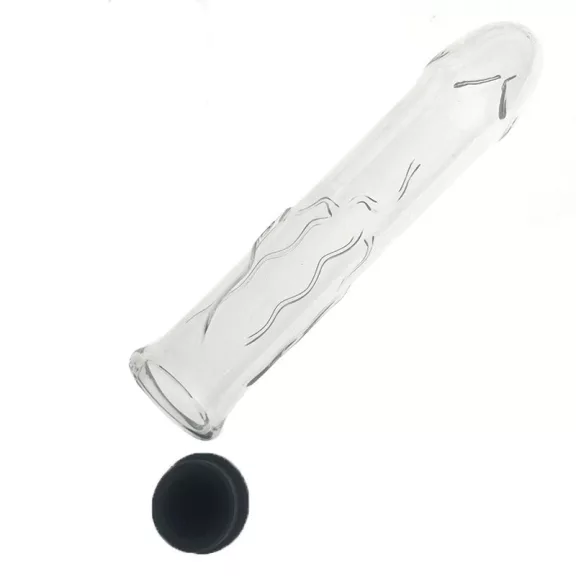 Heaglass S – üreges üveg dildó 16 x 3,5 cm
