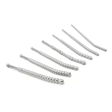   7 darabos golyós húgycső tágító készlet 20 cm, 5-10 mm átmérővel