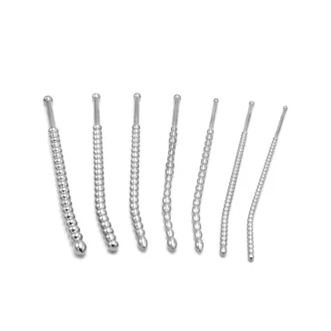   7 darabos golyós húgycső tágító készlet 20 cm, 5-10 mm átmérővel