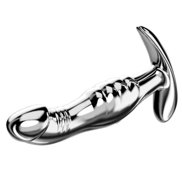   Anál plug alumínium, különböző textúrákkal 12 x 3,2 cm, L méret