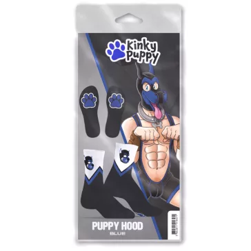   Blue Puppy zokni fekete-kék kapucnis manccsal egy méret 39-45