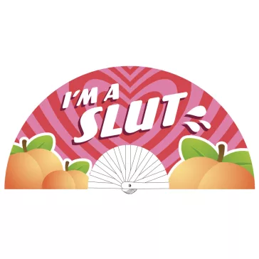 I am Slut legyező 64 cm