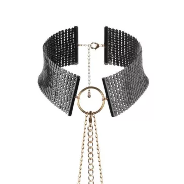 Bijoux – érzéki fém nyaklánc fekete színben