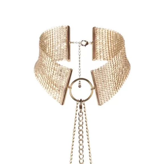 BIJOUX - arany fém nyaklánc, érzéki kiegészítő BIJOUX - arany fém nyaklánc, érzéki kiegészítő