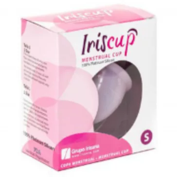   IRISCUP - kis rózsaszín menstruációs kupa + ingyenes sterilizáló táska