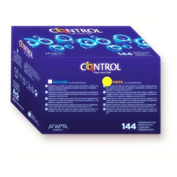CONTROL ADAPTA FORTE – prémium kondom csomag, 144 db