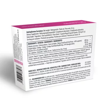  ANDROPHARMA Curvature- Peyronie-kór étrend-kiegészítő 30 db