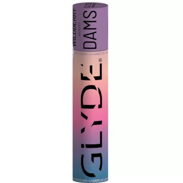   SHEER GLYDE – fekete málna ízű latex szájpadlás fólia
