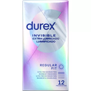   Durex Invisible – extra síkosított óvszer 12 db-os kiszerelés