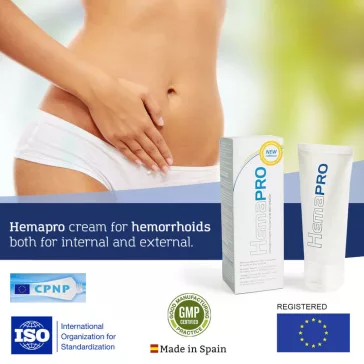 500 COSMETICS - Hemapro – krém aranyér kezelésére