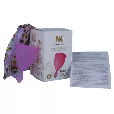 NINA KIKÍ – Prémium menstruációs kupa, lila, S méret