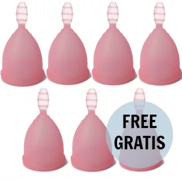   Nina Kikí – prémium menstruációs bögre, rózsaszín L méret