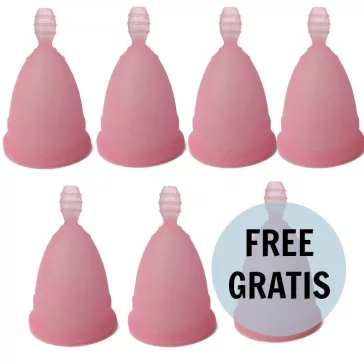   NINA KIKÍ – pink menstruációs kupa S méret + 1 ajándék