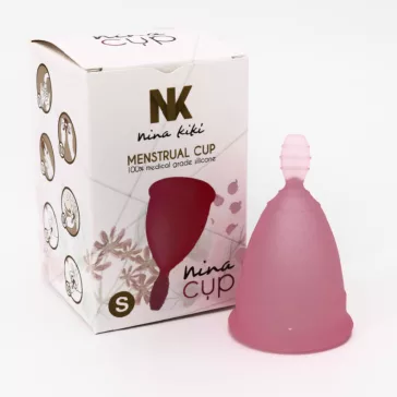   NINA KIKÍ – pink menstruációs kupa S méret + 1 ajándék