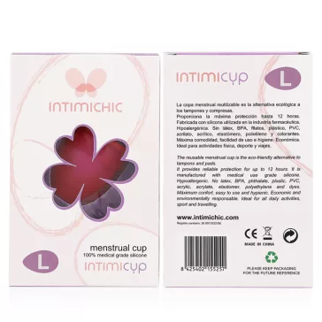   INTIMICHIC - Prémium menstruációs bögre medical grade szilikon L méret