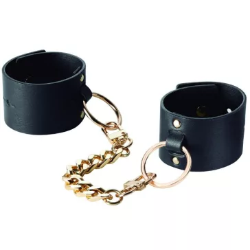 Bijoux Indiscrets Maze – széles fekete mandzsetta