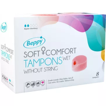  BEPPY – prémium, nedves, kényelmes tampontök 8 db-os kiszerelés