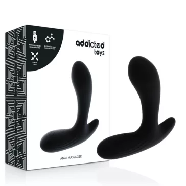 ADDICTED TOYS - vibráló análmasszírozó fekete