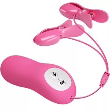 BAILE - romantikus vibráló pizza fuchsia elektroshockkal
