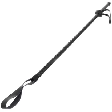 DARKNESS - bőr BDSM ostor 60 cm-es hosszban