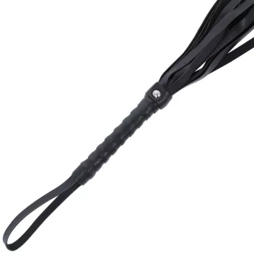 DARKNESS – prémium fekete bondage ostor 45 cm