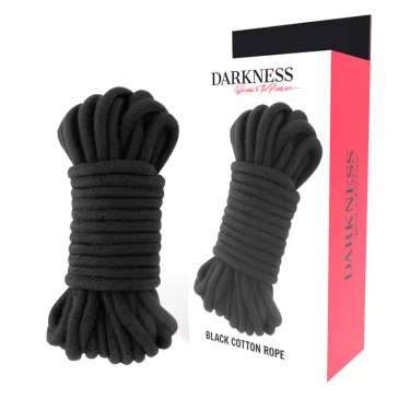 DARKNESS – prémium fekete japán kötél, 10 m