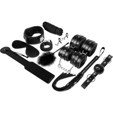 EXPERIENCE – prémium BDSM fetiszkészlet fekete színben