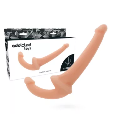 ADDICTED TOYS – Rugalmas dildo natúr tartós nélkül